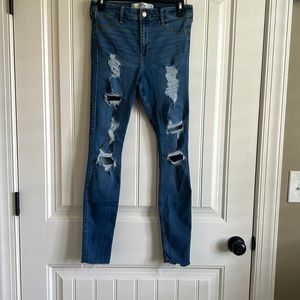Hollister ripped jeans